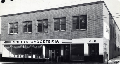 An old image of sobeys super market